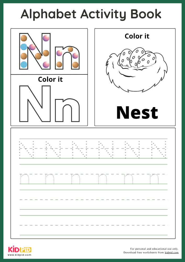 Nest - Alphabet Activity Book