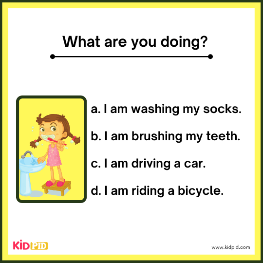 What Are You Doing - Workbook for Kids - 1