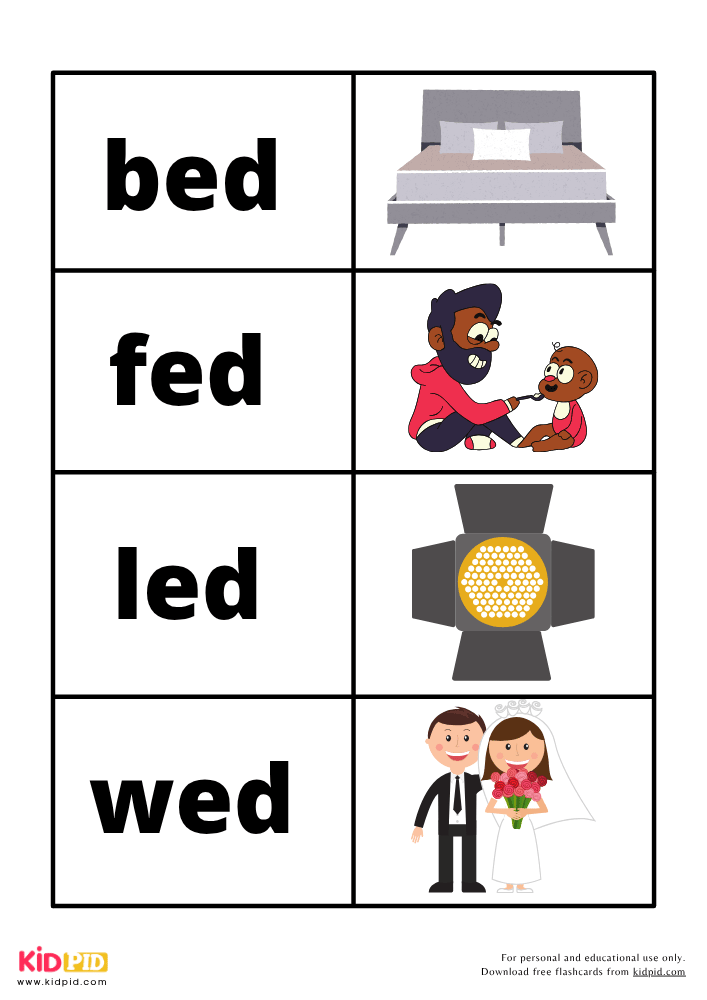 Word Family Book for Kids 2