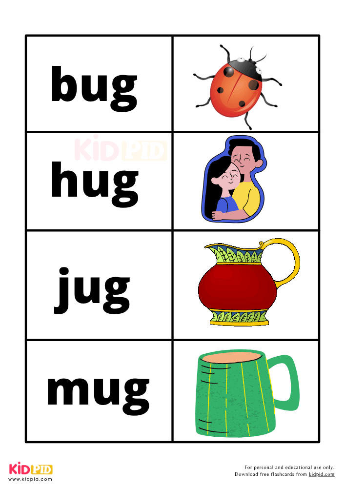 Word Family Book for Kids 
