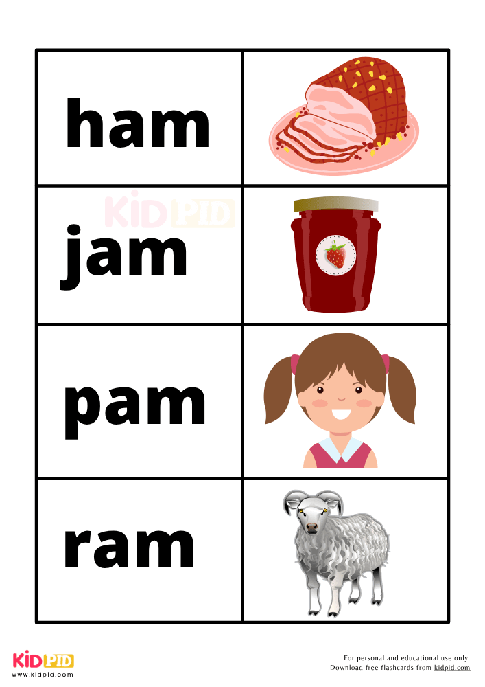 Word Family Book for Kids 8