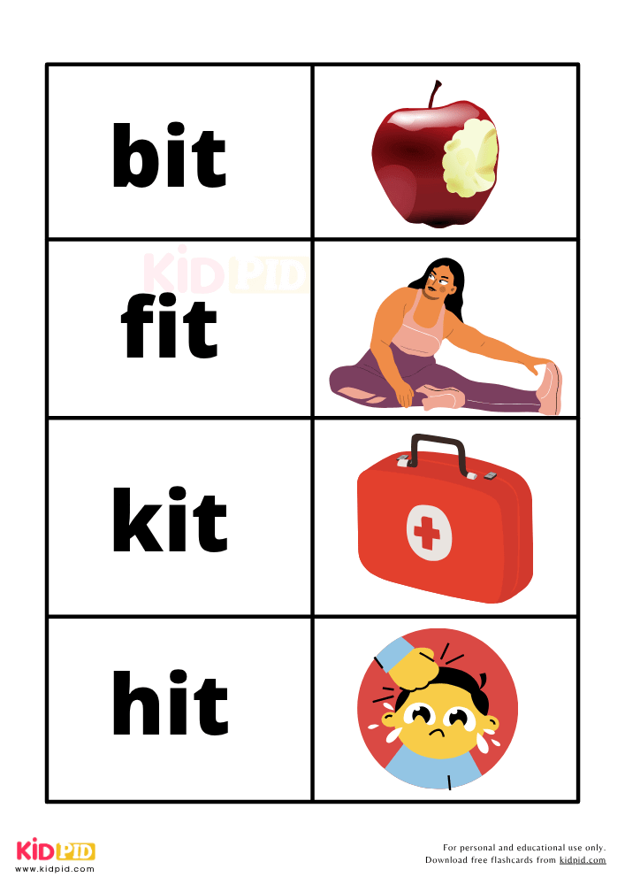 Word Family Book for Kids 9