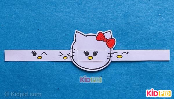 hello kitty moving mouth paper craft
