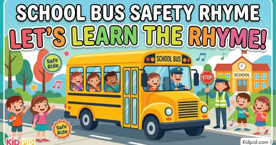 School Bus Safety Rhyme for Kids – Fun and Educational Safety Poem