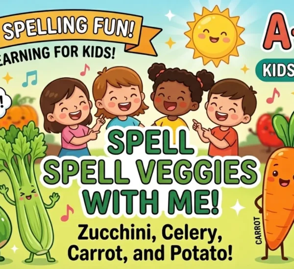 Best Vegetable Spelling Rhymes for Early Childhood Learning and Education