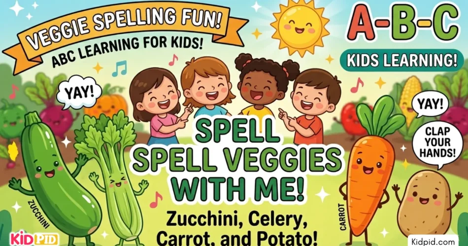Best Vegetable Spelling Rhymes for Early Childhood Learning and Education