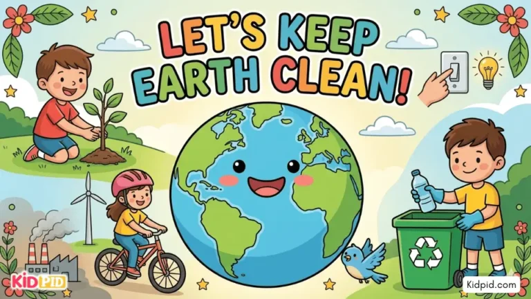 Pollution Awareness Rhyme for Kids – Fun Environmental Poem