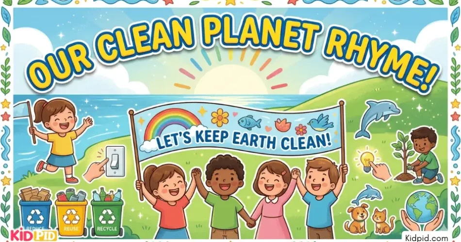 Clean the Earth Poem for Kids | Earth Day Environmental Poem
