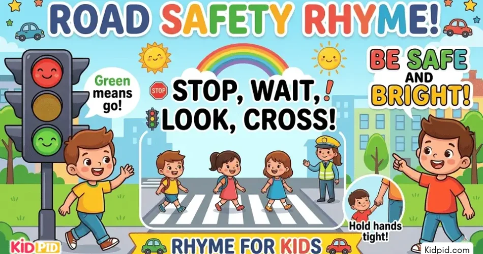 Traffic Light Rhyme for Kids – Learn Road Safety Rules