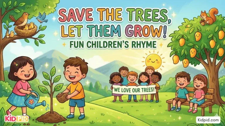 Save the Trees, Let Them Grow! – Environmental Poem for Children