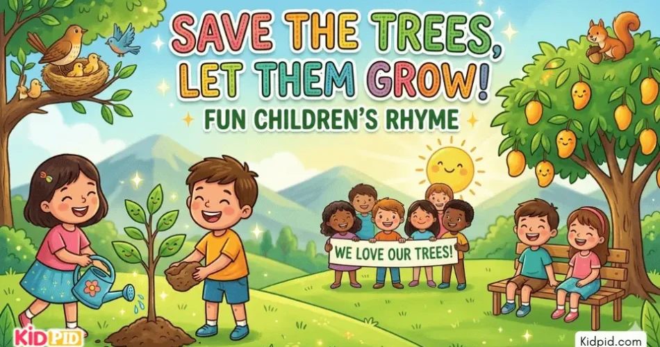 Save the Trees, Let Them Grow! – Environmental Poem for Children