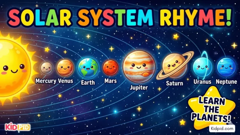 Solar System Poem for Kids | Easy Planet Rhyme and Space Facts