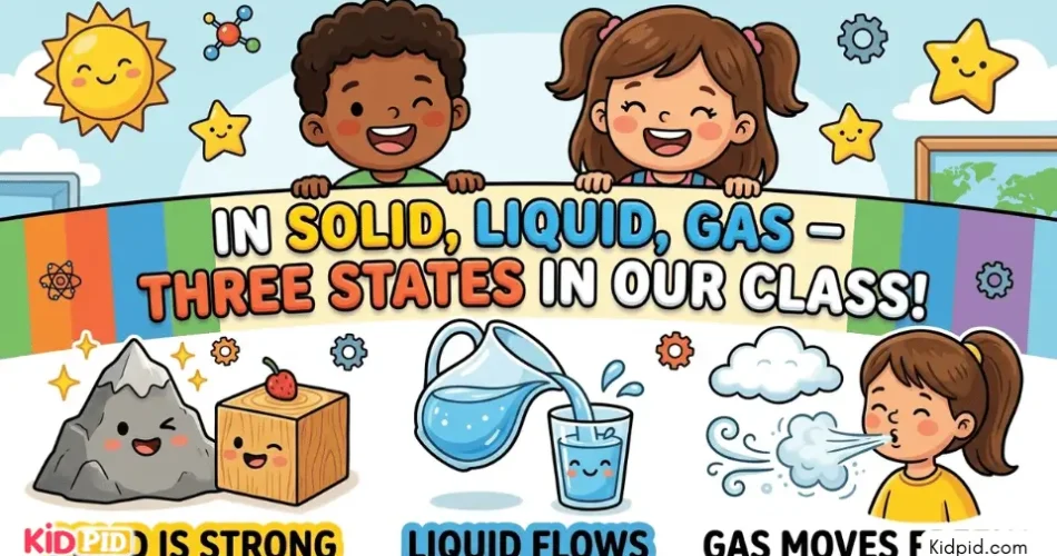 States of Matter Rhymes for Kids: Learn Solids, Liquids, and Gases
