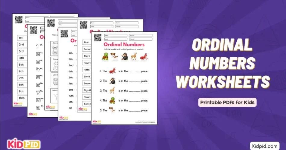 Ordinal Numbers Worksheets – Free Printable PDFs for Kids