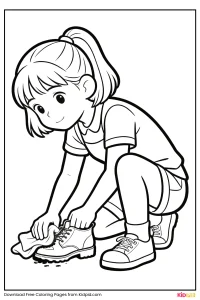15-cleaning-shoes-coloring-page