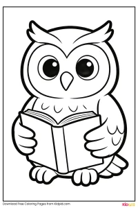 9-owl-holding-book-coloring-page